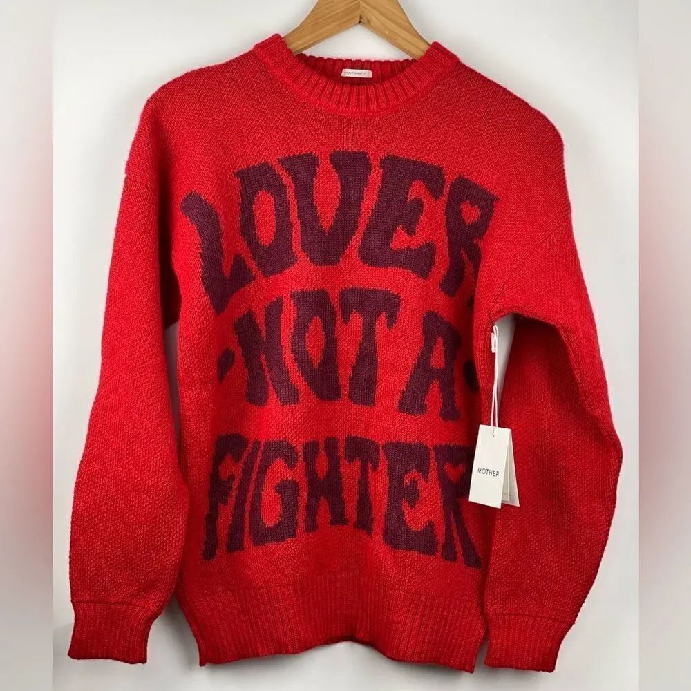 Mother baby alpaca & wool blend sweater XS